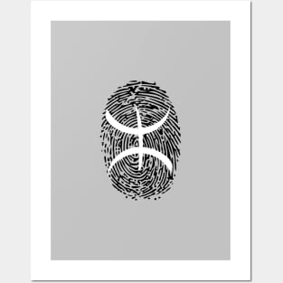 Amazigh Fingerprint Posters and Art